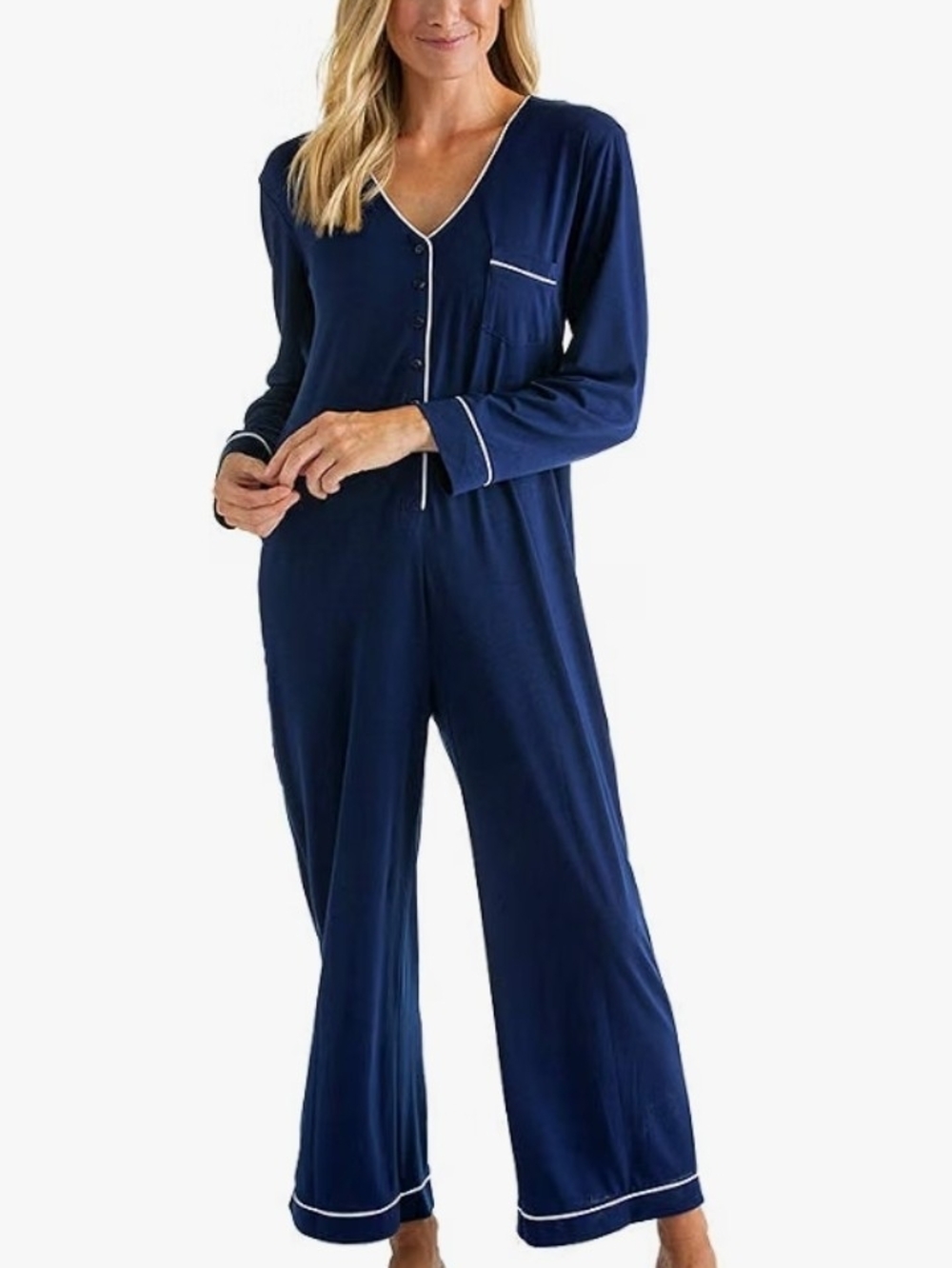 Women's Navy Romper